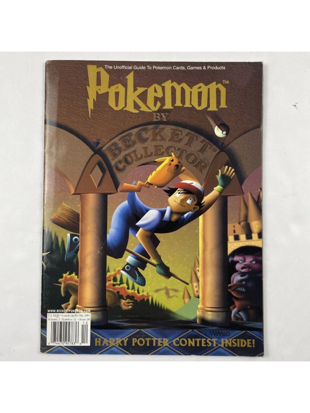 Pokemon By Beckett Collector Harry Potter Cover Issue 28 With Poster Vol 3 #12